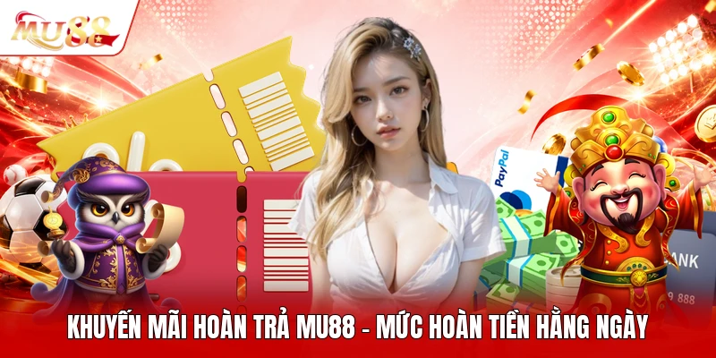 Khuyến Mãi Hoàn Trả MU88 - Mức Hoàn Tiền Hằng Ngày